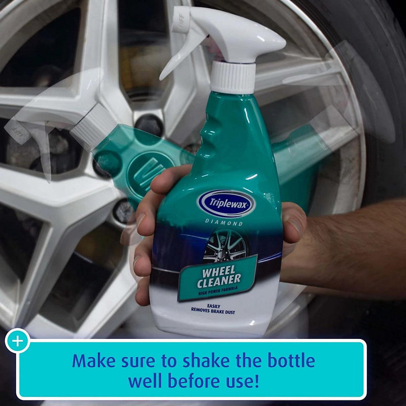 Triplewax Alloy Steel Wheel Cleaner Dissolves Brake Dust Dirt & Grime 500ml