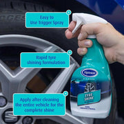 Triplewax Tyre Shine Dressing New Look Finish Clean & Protect Spray 500ml