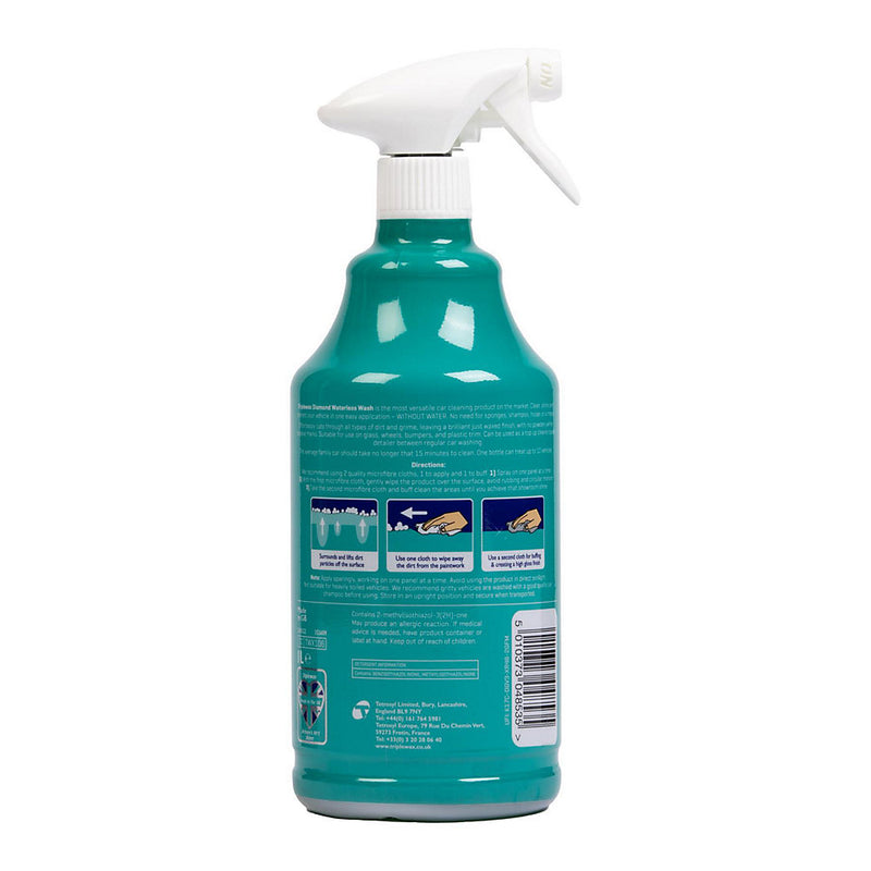 Triplewax Waterless Wash No Wax Top Up Cleaner Quick Detailer Car Caravan 1L
