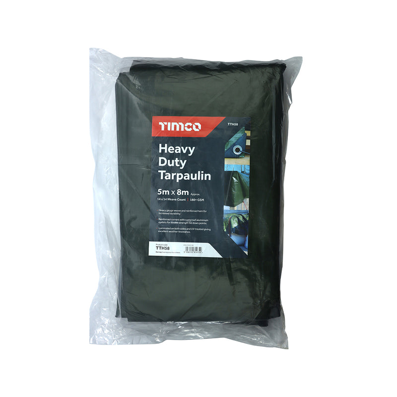 TIMCO Heavy Duty Tarpaulin Green