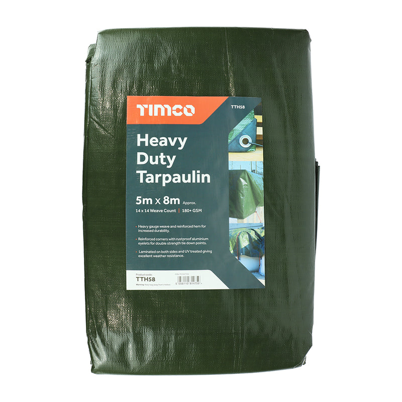 TIMCO Heavy Duty Tarpaulin Green