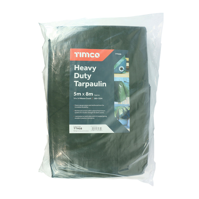 TIMCO Heavy Duty Tarpaulin Green