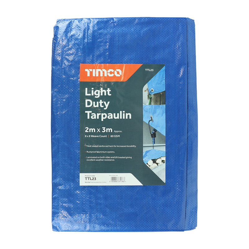 TIMCO Light Duty Tarpaulin Blue