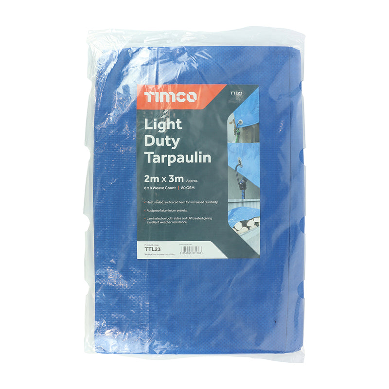 TIMCO Light Duty Tarpaulin Blue