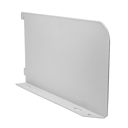 TIMCO Twin Slot Shelf End White - 150mm