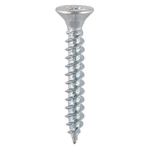 TIMCO Twin-Threaded Countersunk Silver Woodscrews — Trade Pack
