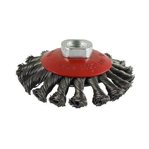 TIMCO Angle Grinder Bevel Brush Twisted Knot
