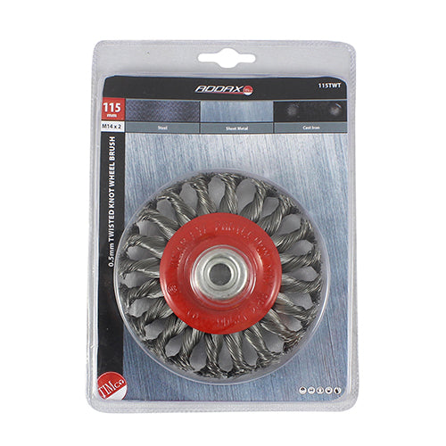 TIMCO Angle Grinder Wheel Brush Twisted Knot