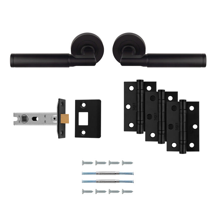 Belas Latch Pack - Ultimate Door Pack - Matt Black