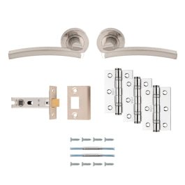 Tavira Latch Pack - Ultimate Door Pack - Satin Nickel