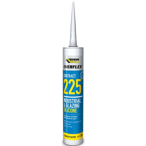 EVERBUILD® EVERFLEX® 225 Industrial & Glazing Silicone Black