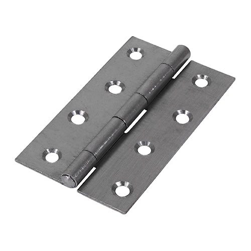 TIMCO Uncranked Butt Hinges (5050) Steel Silver