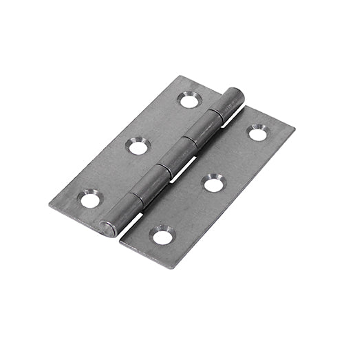 TIMCO Uncranked Butt Hinges (5050) Steel Silver