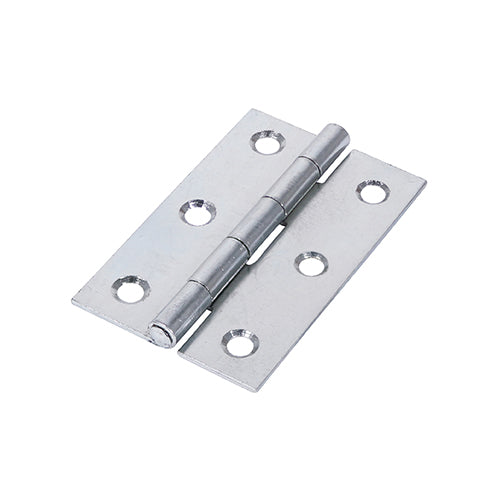 TIMCO Uncranked Butt Hinges (5050) Steel Silver