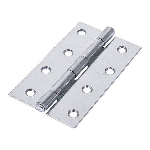 TIMCO Uncranked Butt Hinges (5050) Steel Silver