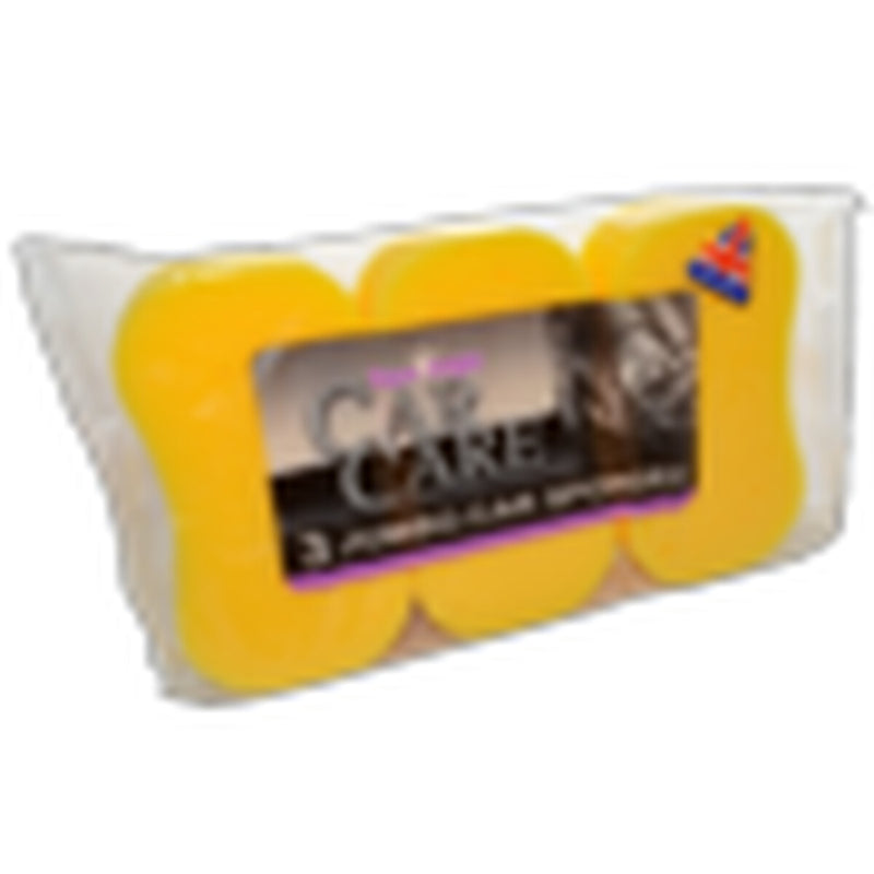Superbright Jumbo Car Sponge Pack 3