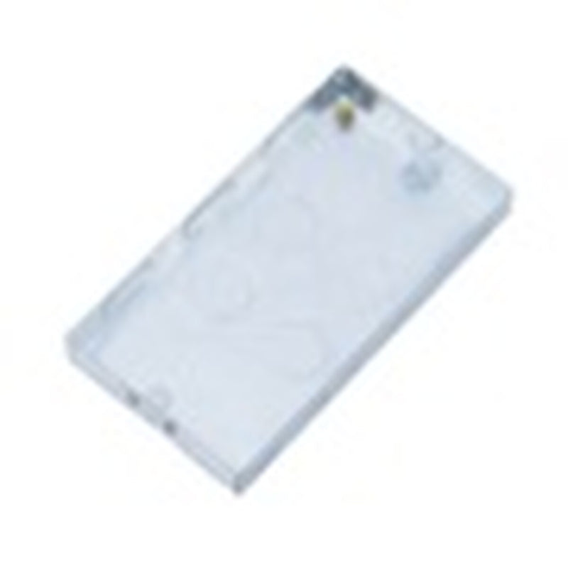 Securlec Metal Back Box 2 Gang 25mm