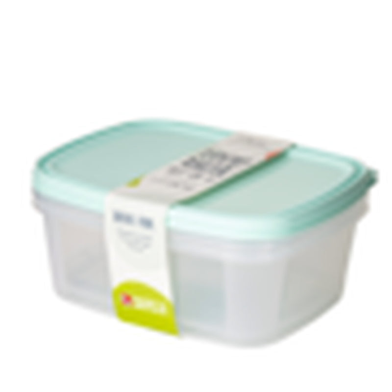 Wham Everyday Clear Food Boxes Set 2 3L