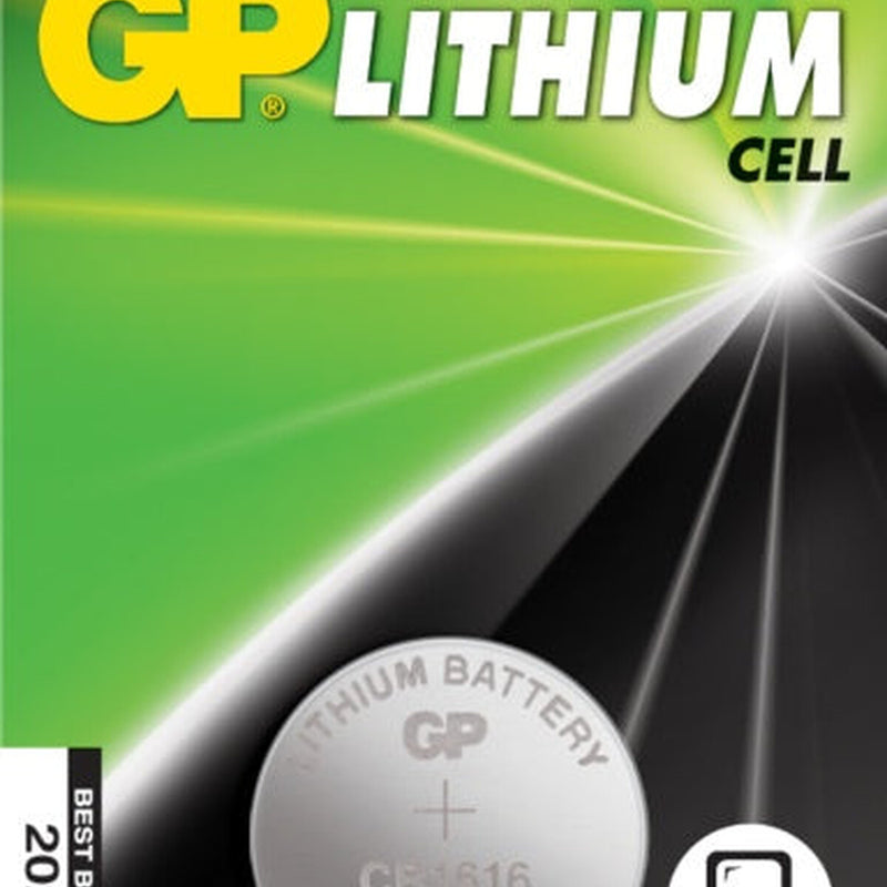 GP Lithium Button Cell Battery CR1616 Single