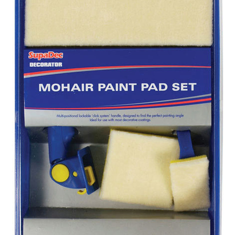 SupaDec Decorator Mohair Paint Pad Set 5 Piece