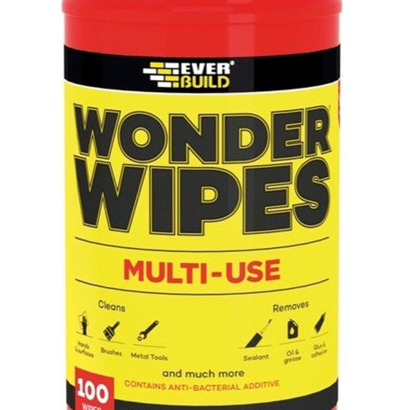 Everbuild Wonder Wipes Tub Of 100