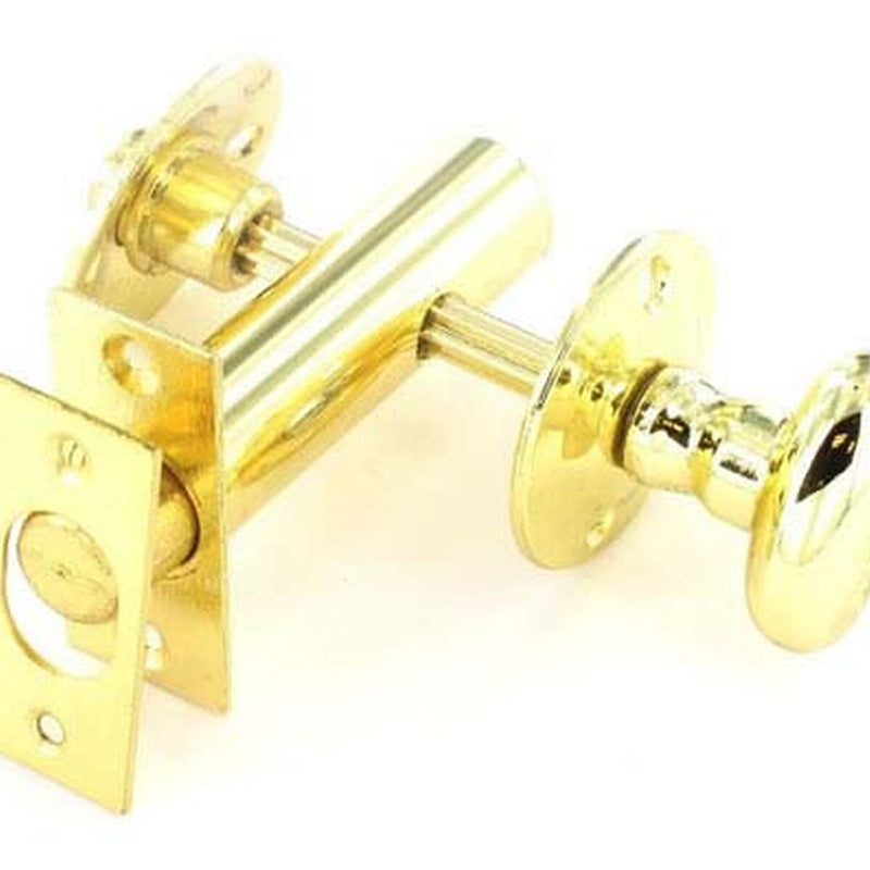 Securit Thumbturn Security Bolt & Release Brass (1 Set) 60mm - Pack of 5