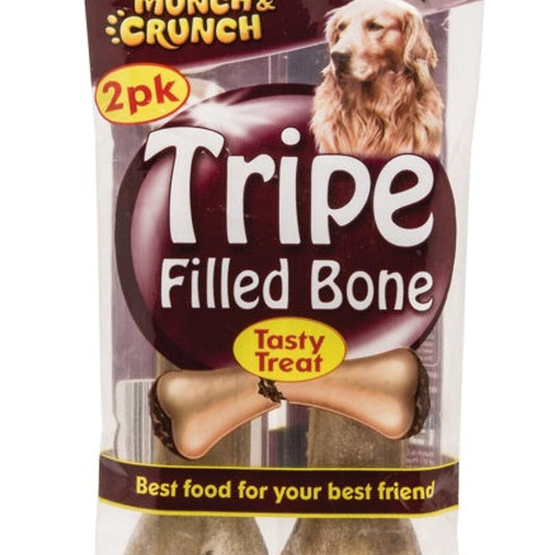Munch & Crunch Tripe Filled Bone 2 Pack