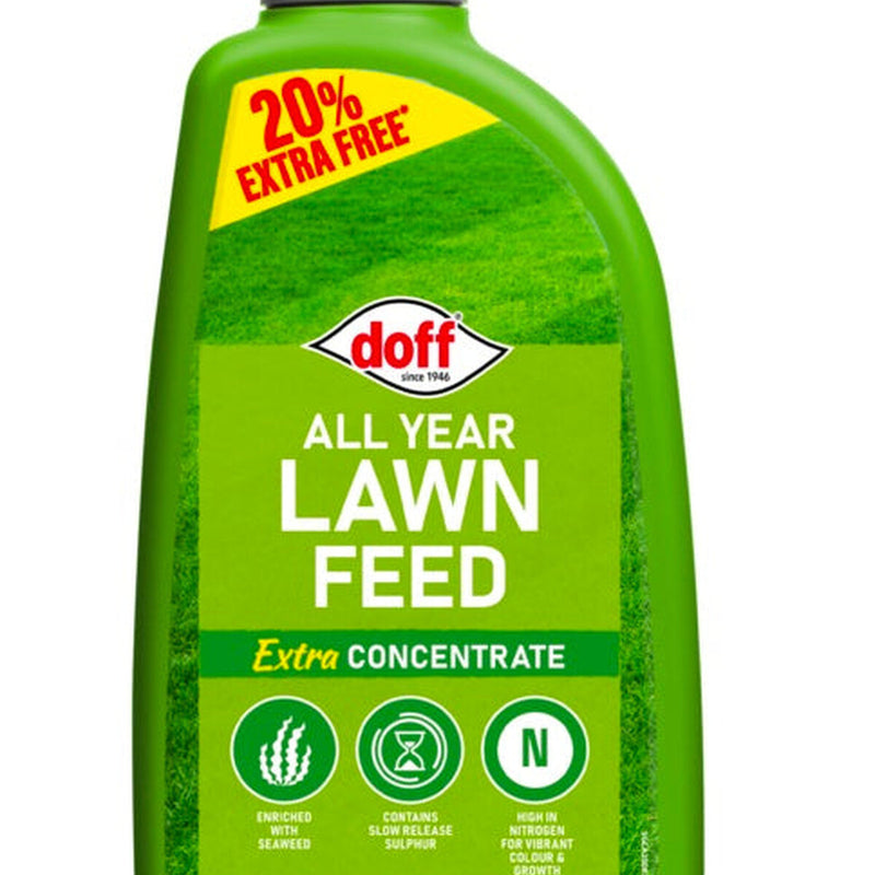 Doff All Year Lawn Feed Concentrate 1.2L Extra Fill
