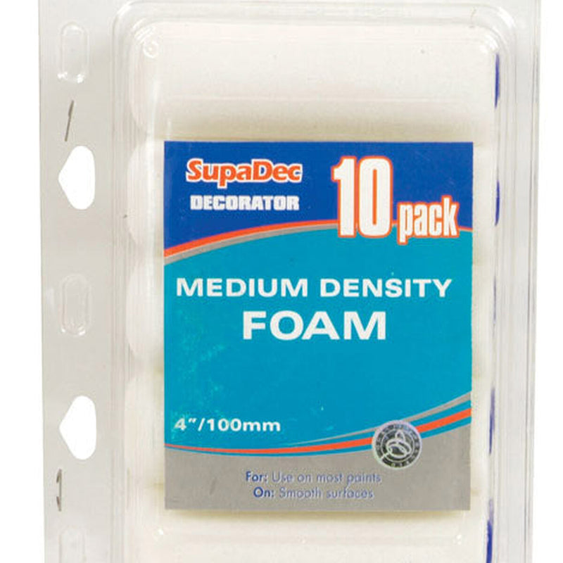 SupaDec Foam Mini Roller Pack of 10