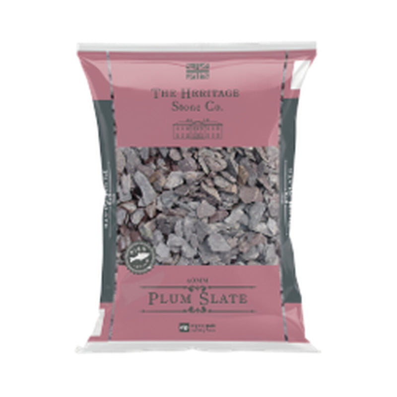 Deco-Pak Plum Slate Decorative Stone 40mm 20kg