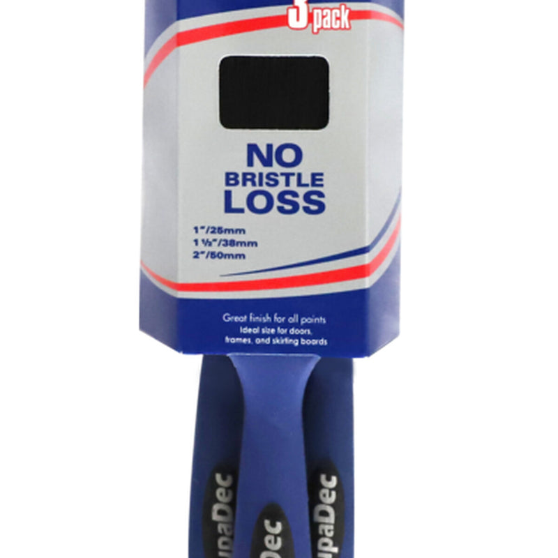 SupaDec No Bristle Loss Brush Set 3 Piece