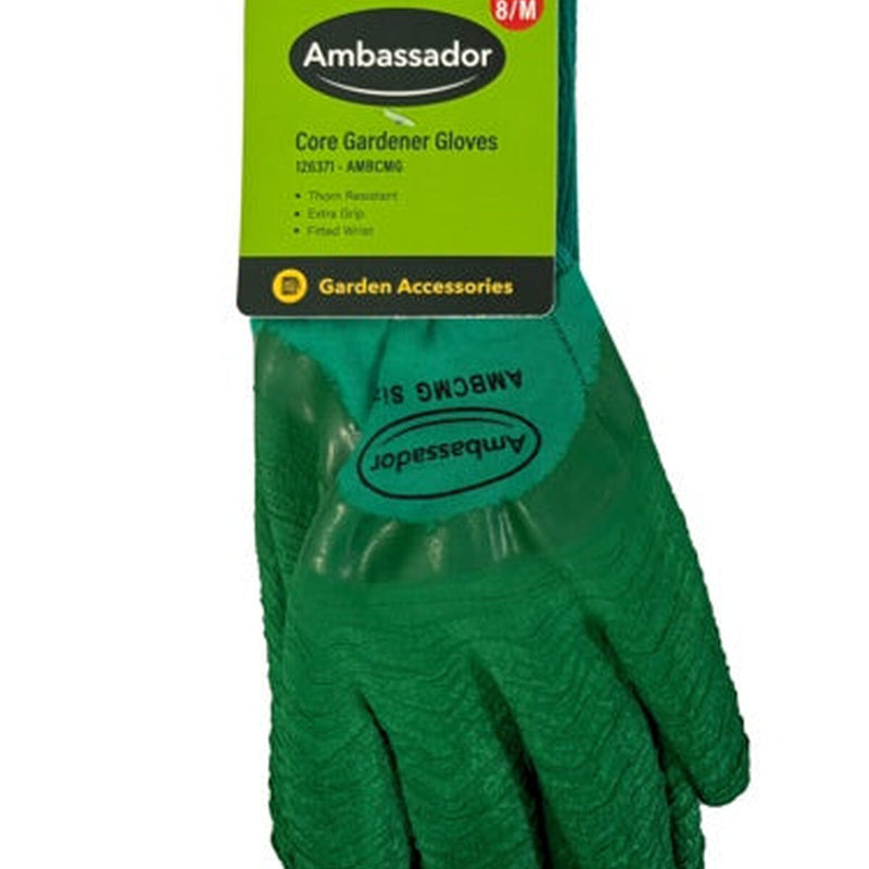 Ambassador Core Gardener Green Gloves 8/M