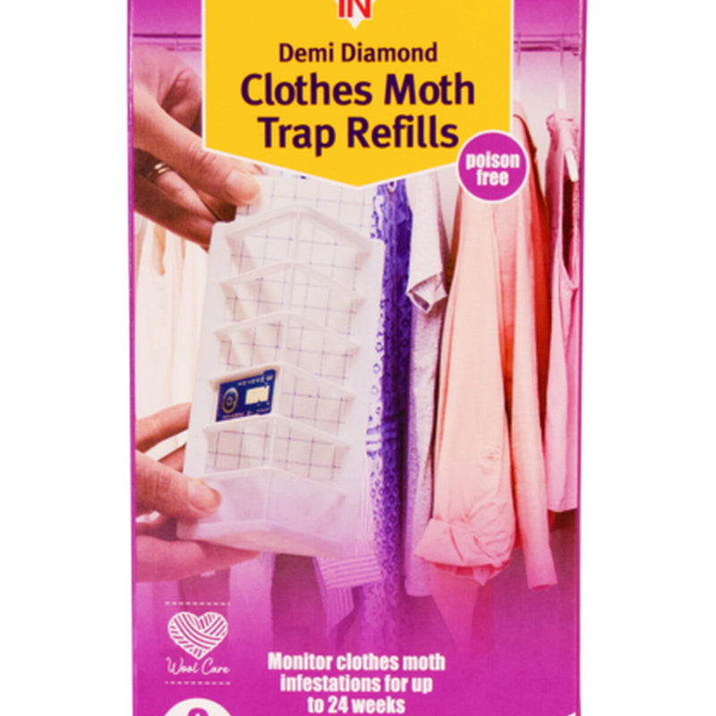 Zero In Demi Diamond Clothes Moth Refills Twin Pack