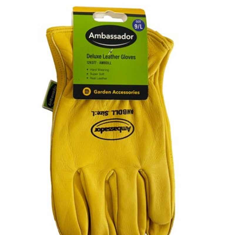 Ambassador Deluxe Leather Gloves 9/L