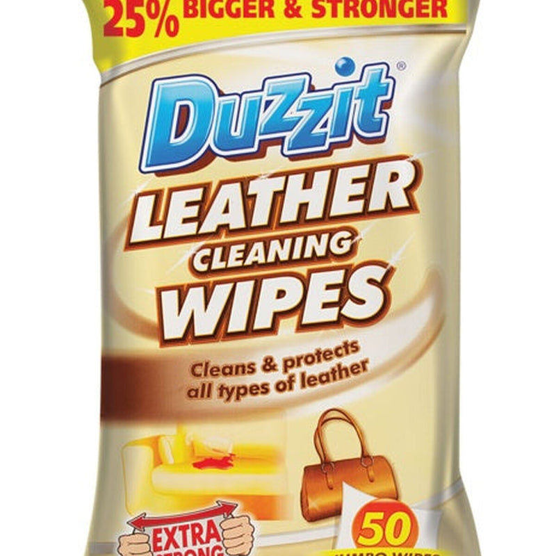 Duzzit Leather Cleaning Wipes 50 Pack