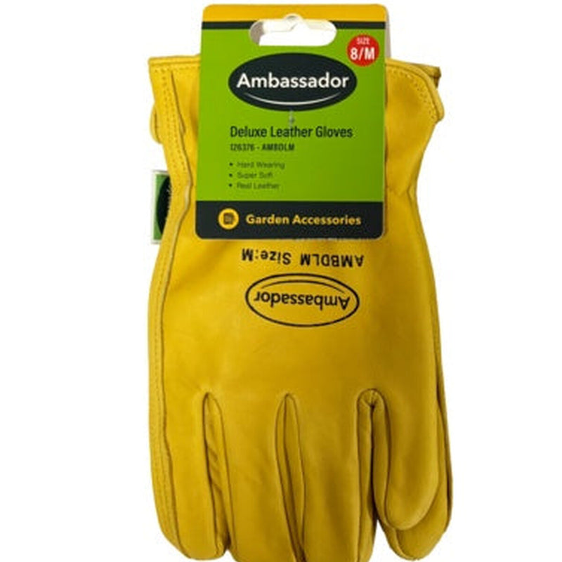Ambassador Deluxe Leather Gloves 8/M