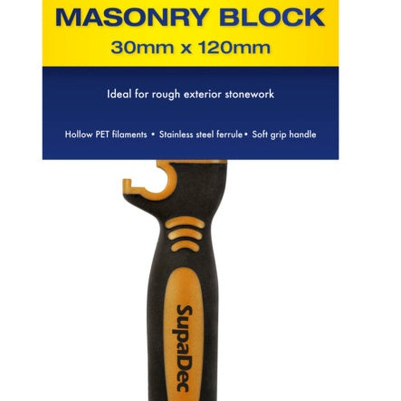 SupaDec Masonry Block Brush 30mm x 120mm