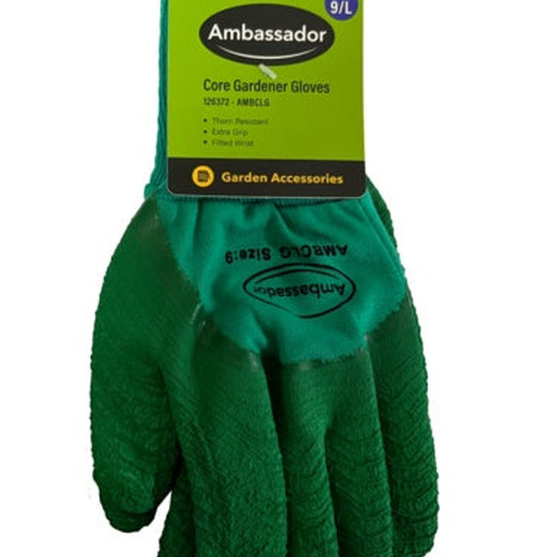 Ambassador Core Gardener Green Gloves 9/L