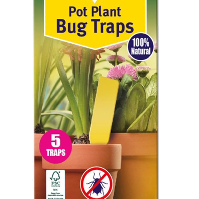 Zero In Pot Plant Bug Traps 5 Pack
