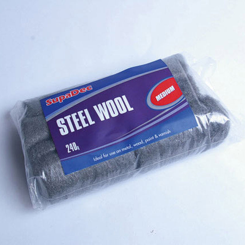 SupaDec Steel Wool 240g Medium