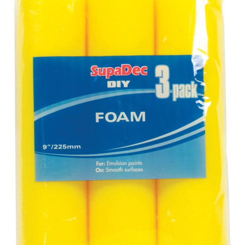 SupaDec Foam Roller Refills 9" / 255mm Pack 3