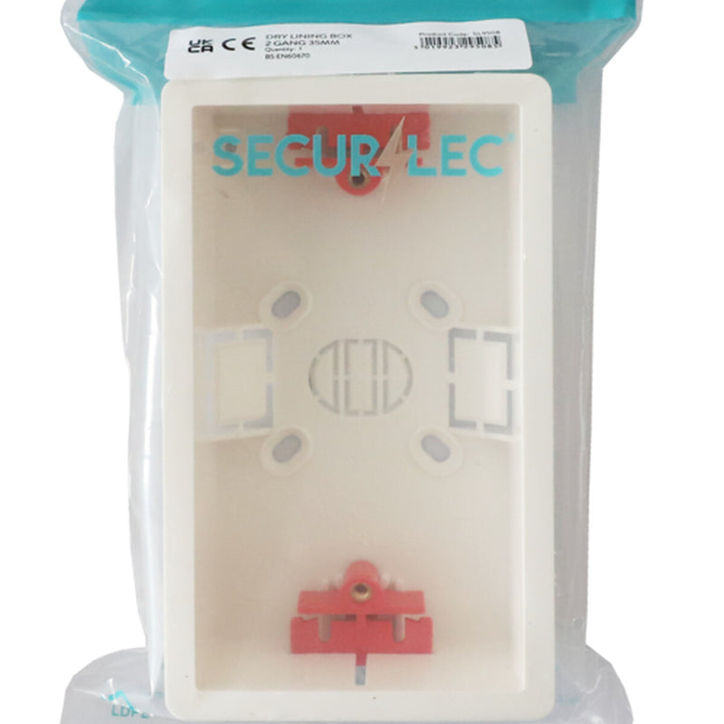 Securlec 2g Deep Dry Lining Box 35mm