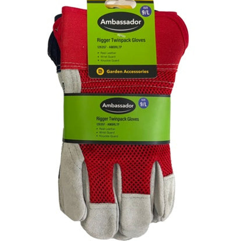 Ambassador Rigger Twinpack Gloves 9/L