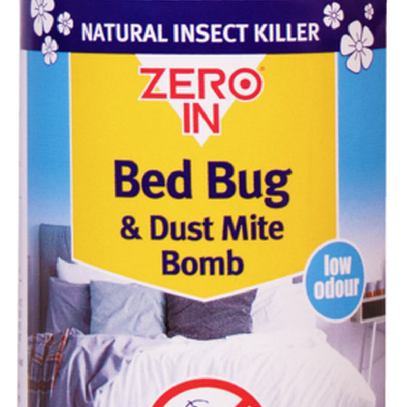 Zero In Bed Bug & Dust Mite Bomb 150ml Aerosol