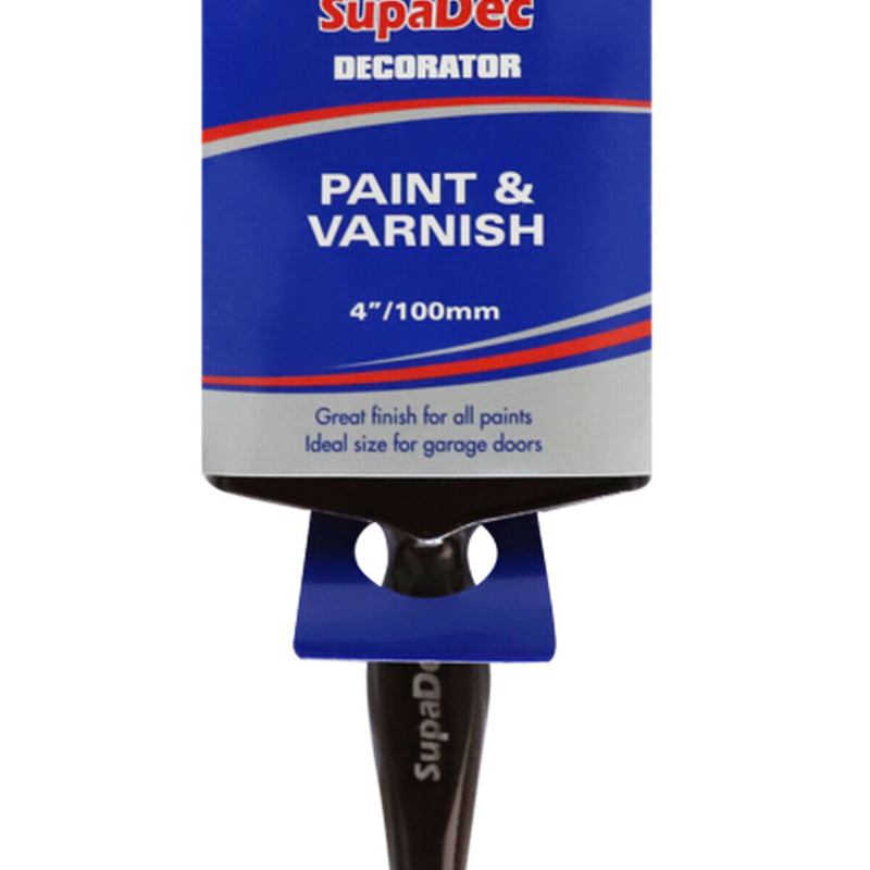 SupaDec Decorator Paint & Varnish Brush 4"/100mm