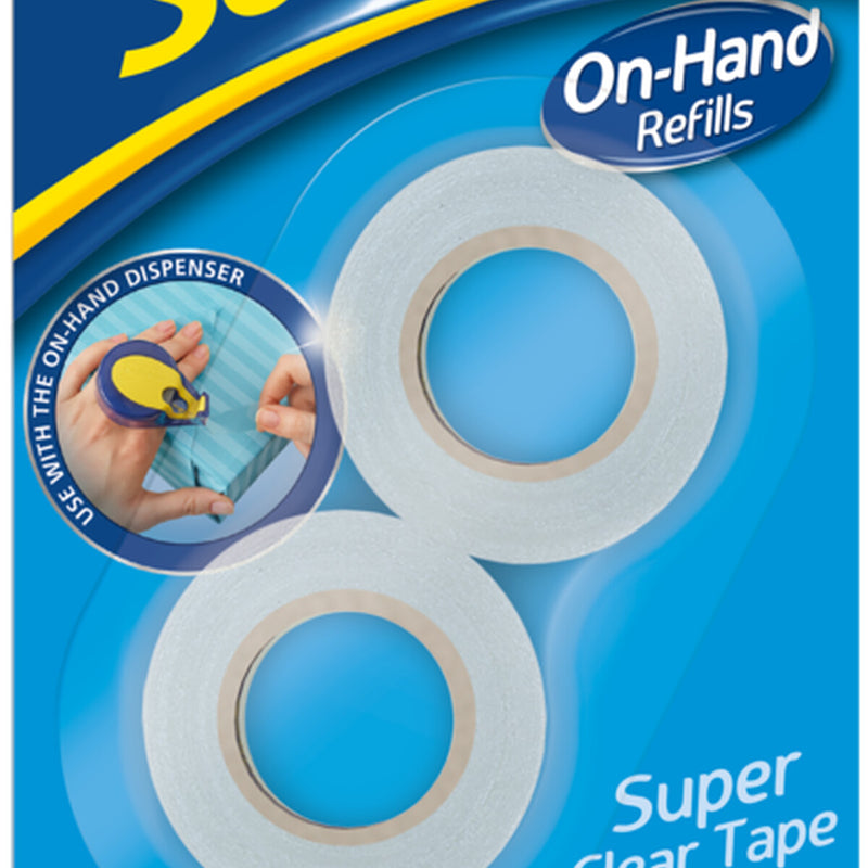 Sellotape On Hand Refill 18mm x 15m (Pack of 2)