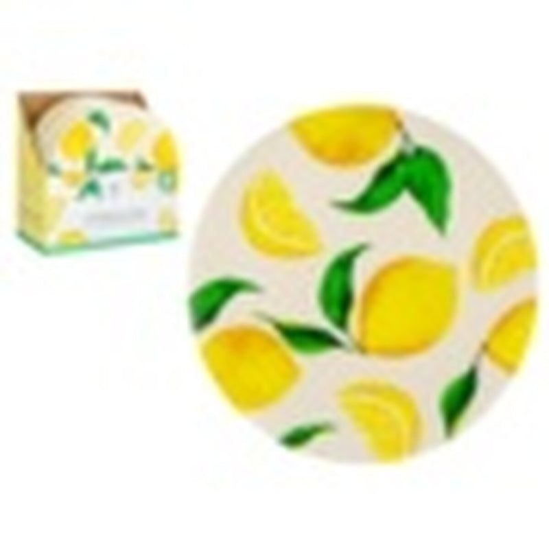 Pms Lemon Design Outdoor Plate 8"