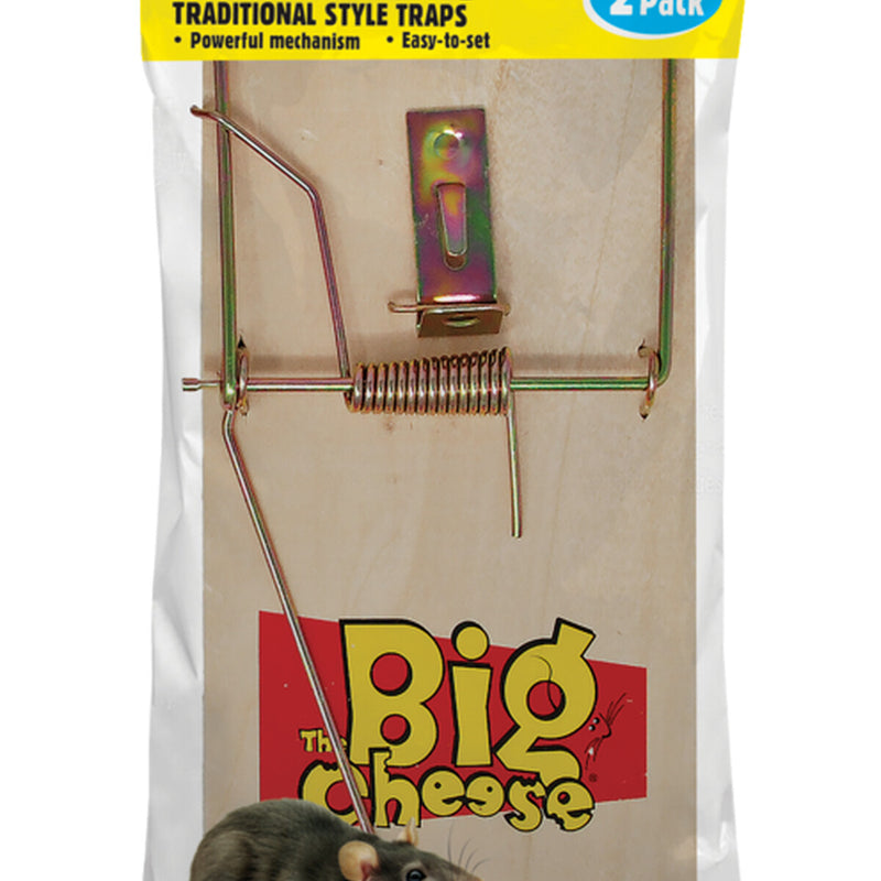 The Big Cheese Wooden Rat Trap 2 Pack
