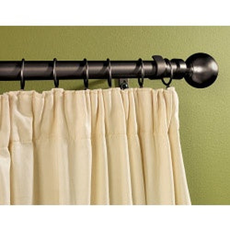 Woodside Curtain Rings Pack 6 Black Nickel