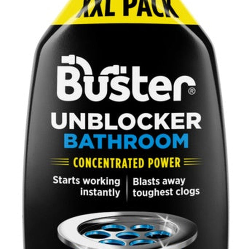Buster Bathroom Plughole Unblocker 3 Dose 900ml